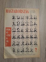 1968. October 20. Magyarország newspaper