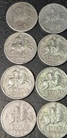 Spain 10 céntimo, lot (8 pieces)