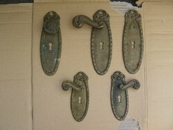 Antique braid lock covers made of copper