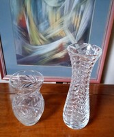 2 crystal vases. XX