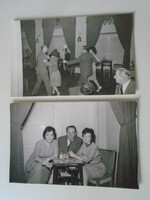 D202097 old photos of Hévíz couples dancing and having fun December 1962 - January 1963