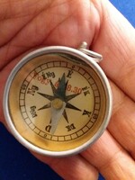 Scout pocket compass with antique metal casing as shown in the pictures