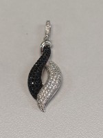 Silver-black pendant