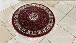3514 Gyönyörű Indiai Moud kézi gyapjú perzsa kerek szőnyeg 100CM Ingyen Futár