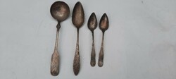 13 Latos antique silver spoons - including a milk jug - 181 grams