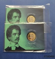 2023. Annual Sándor Petőfi 1848/49 circulation 200 ft commemorative version - 2 serial numbered first day mints