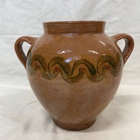 Folk ceramic pot