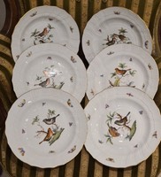 Herend Rothschild large flat plate 6 pcs