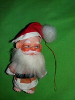 Antique dwarf Santa Claus Christmas tree ornament appendage plastic 10 cm condition according to the pictures