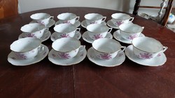 Herend Nanking patterned tea cup with bottom 12 pcs