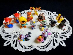 74 old Kinder figures in one, several pictures