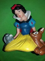Beautiful high-quality Disney large figure diorama sitting Snow White with forest animals 15 x 16 cm according to pictures