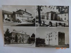 Old postcard: kisvárda - details (1966)