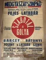 Színház plakát