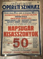 Operett színház plakát