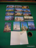 16 postcards from Moscow in a folder
