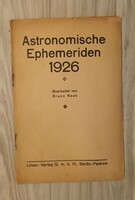 Astronomische Ephemeriden 1926.