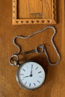 Women's pocket watch with key