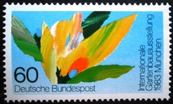 N1174 / Germany 1983 international garden exhibition stamp postal clear