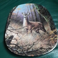 Deer in the clearing Ottlinger porcelain plate rarity