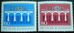 N1210-1 / Germany 1984 Europe stamp set postal clear