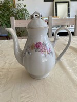Pink floral porcelain tea/coffee spout