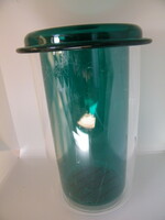 Vintage Italian Guzzini Green Acrylic Wine Cooler Ice Bucket