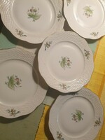 5 Herend rosehip small plates