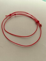 Pair of Kabbalah red cord protective bracelets