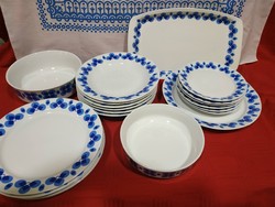 Piri mintás (kék varia) alföldi porcelán készlet