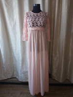 Beautiful lace casual maxi dress. M/l. Chest: 46-56cm, waist: 38-44cm. Its lining has been cut out