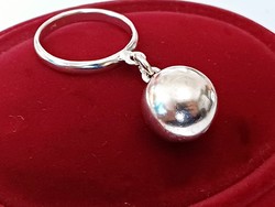 Women's silver ring with berries