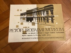 Petőfi Literary Museum, poster.