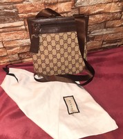 Gucci gg supreme flat side bag coated canvas !!!Original!!!! Unmissable offer!!!!!