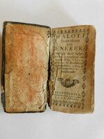 Antique book 1733 - songs for funerals
