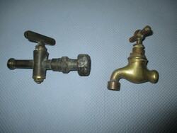 Old copper taps
