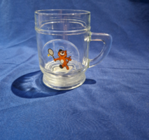 Olympic small tennis player tiger ovis mug glass