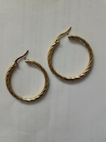 3 Pairs of gold-plated hoop earrings (HUF 1,600/pair)