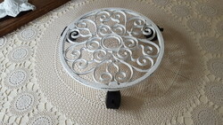 Cast iron rollable flower stand, pot holder
