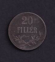 20 Filér 1917 approx.