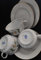 Alföldi porcelain tea cup with bottom 3 pcs