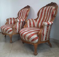 2 pcs. Neo-baroque armchair