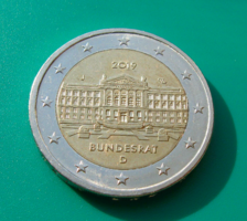 Németország -  2 euró emlékérme –2019 - 70 éves a Bundesrat -  "J"