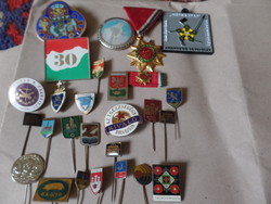 38 badges and badges