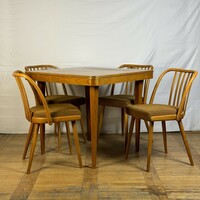 Jitona retro table + 4 chairs
