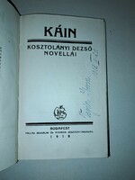Kosztolányi sauce: caine. -,- His short stories.
