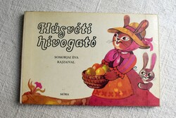 Húsvéti hívogató mesekönyv , leporelló , Somorjai Éva rajzaival , Móra 1983