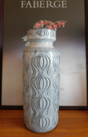 Scheurich retro ceramic floor vase mid century 41 cm - Amsterdam family