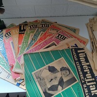 Fairy mittens, Hungarian needlework newspaper and other mittens