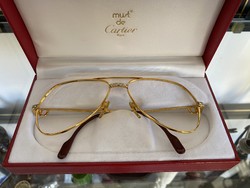 Vintage Cartier Vendome Santos Aviator 59 16 140” Szemüveg keret